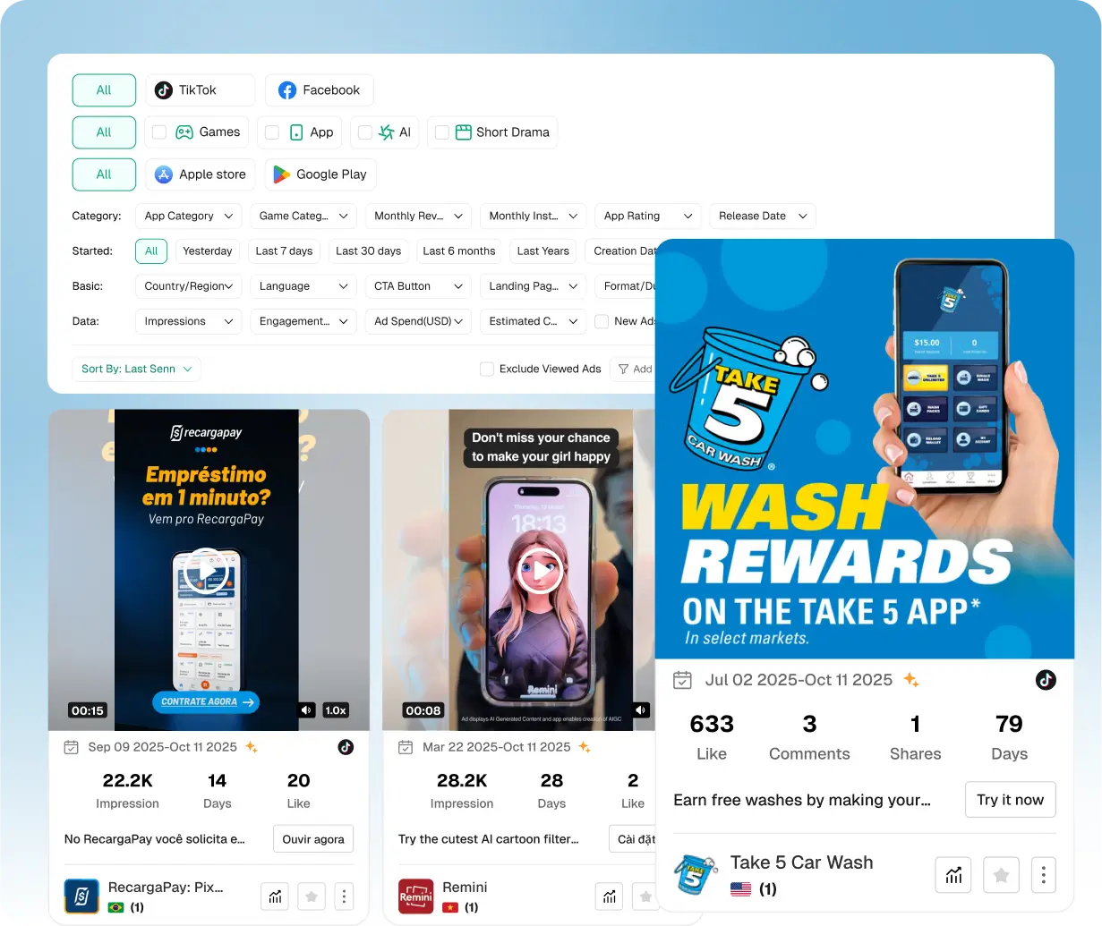 Find Top Apps Through Ad Data