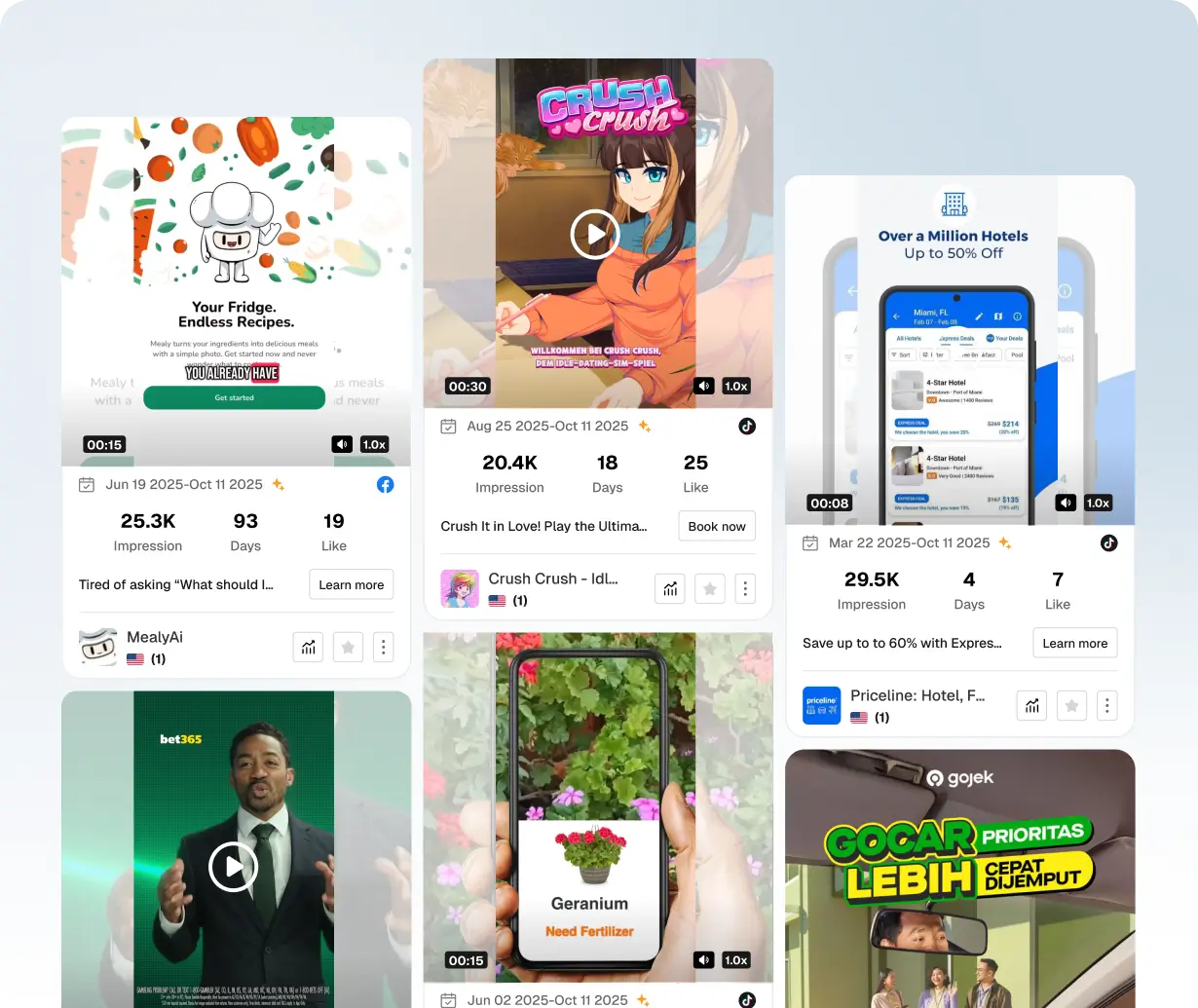 Find and Analyze High-Converting App Ad Creatives