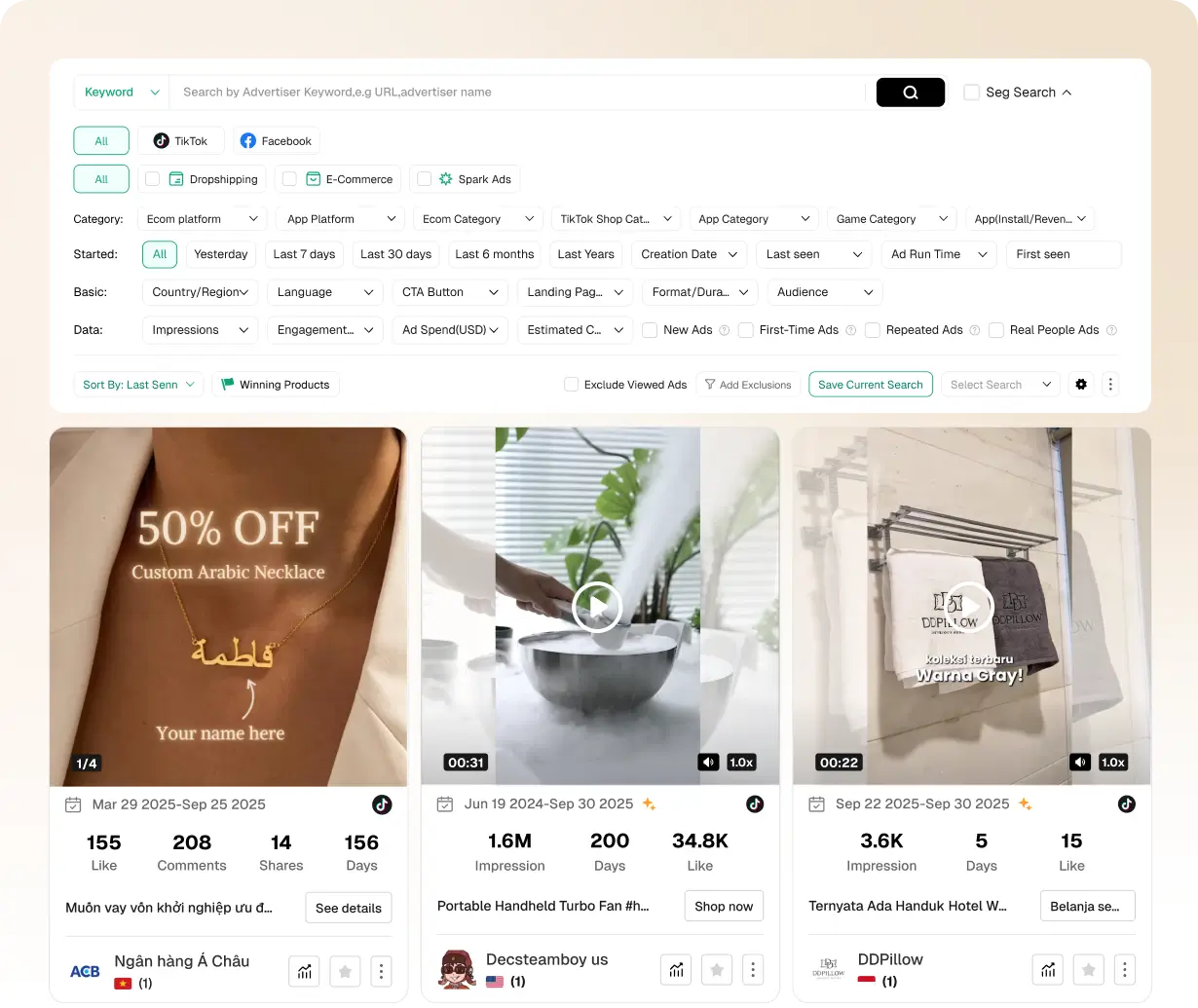 Explore All Shoppable Ads