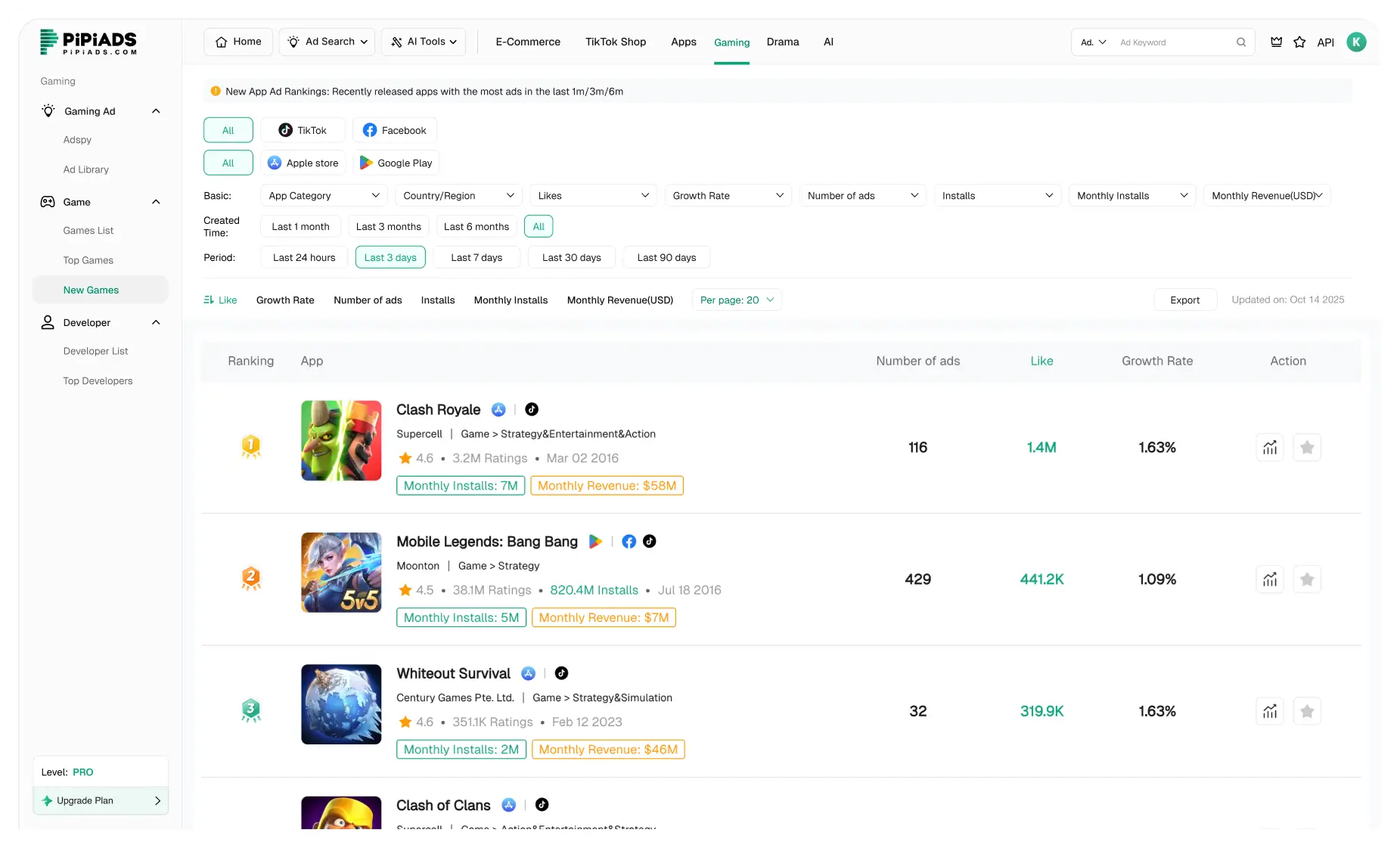 Ứng dụng trò chơi mới