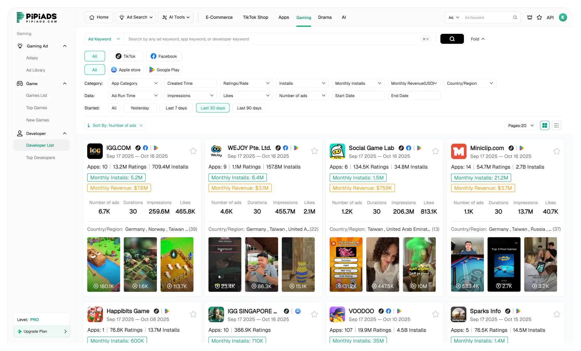 Nhà phát triển ứng dụng trò chơi